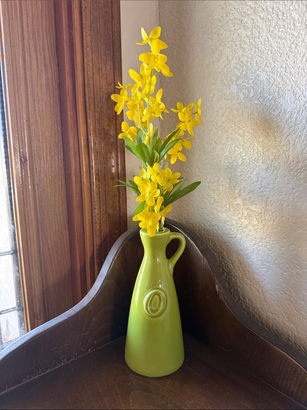 Crate&Barrel Verteli Olive Oil Bottle Vase
